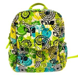Vera Bradley | Lime Zip Up Backpack